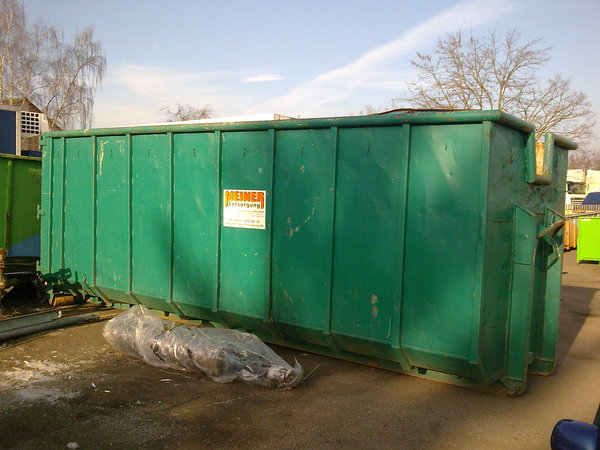 Container für Baustellenmischabfall (Berechnung nach Abfallgewicht)